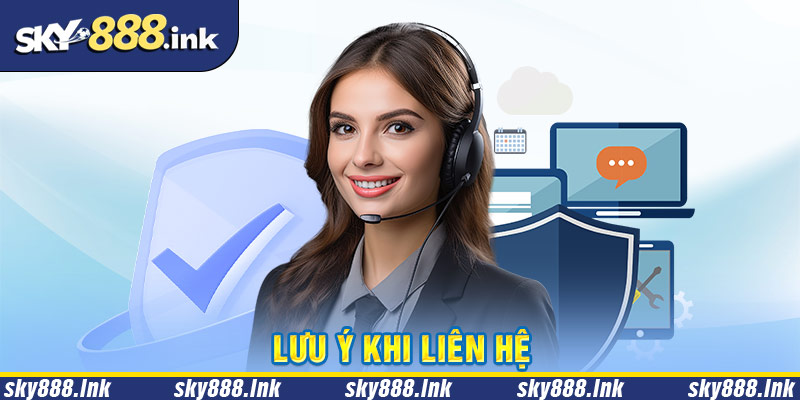 Một số điều bạn cần lưu ý khi liên hệ với Sky88